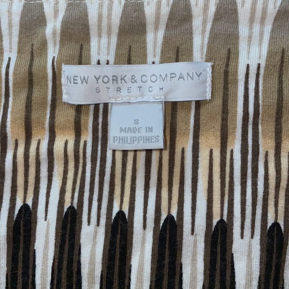 Tan Print Summer Dress - Picture 5 of 10